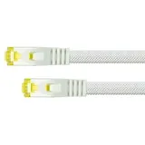 Python® Series Python Patchkabel mit Cat.7 Rohkabel S/FTP PiMF halogenfrei 3,0m weiß