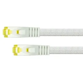 Python® Series Python Patchkabel mit Cat.7 Rohkabel S/FTP PiMF halogenfrei 3,0m weiß