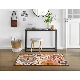 Wash+Dry Fußmatte, Boho Style 75x120 cm, innen und außen, Waschbar