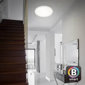 Brilo Briloner LED-Deckenleuchte Slim S 1-flg. quadratisch weiß