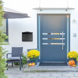 Relaxdays Briefkasten schwarz