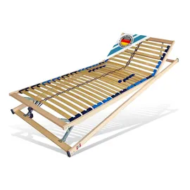 Matratzen Perfekt Lattenrost 28 Leisten verstellbar 140 x 200 cm