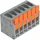 WAGO 2604-3106 Printklemme 4mm2 Polzahl 6 1St.