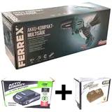 FERREX Kompakte Akku Kettensäge Einhand Kettensäge mit Akku & Ladegerät /