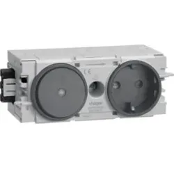 Hager GS11009011 Steckdose+Schalter Wago C-Profil gs