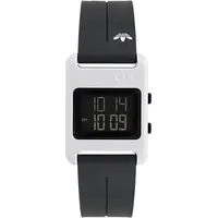 Digitaluhr ADIDAS ORIGINALS "AOST235672I" Armbanduhren schwarz Damen Quarzuhren Armbanduhr, Quarzuhr, Damenuhr
