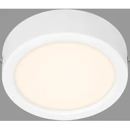 Brilo LED Deckenleuchte 12 cm weiß