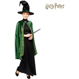 Amscan Kostüm Harry Potter Professorin McGonagall Gryffindor mit Hut für Erwachsene S | S