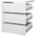 VCM Catania Schubladeneinsatz 3 Schubladen 57 cm bis 120 cm