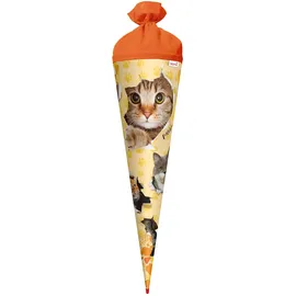 ROTH 677471 Motiv-Schultüte Katzenparty 70 cm