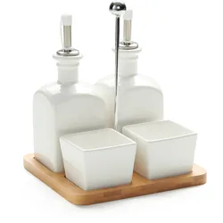 Menage-Set Tapas Olives Weiß, 5-teilig
