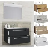 VCM my bath Badmöbel-Set Badinos 914845 schwarz 60,0 x 46,0 x 50,0 cm