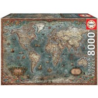 Educa Historische Weltkarte, 8000 Teile