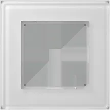 Jung Glasrahmen 1fach AV 581 GLM WW