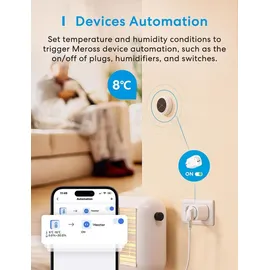 Meross Ms100fhhk Homekit Temperatur- und Luftfeuchtigkeitssensor-Kit