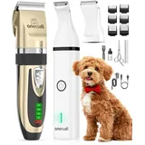 2-in-1 Hundeschermaschine Profi Haarschneider Set Leise Schermaschine für Hunde
