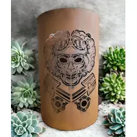 Feuertonne, Feuerkorb mit Motiv Skull