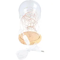 goobay Glasglocke LED-Micro-Lichterkette 5 m Warmweiß