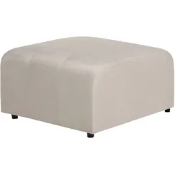 Ottomane FALSTERBO Samtstoff Beige