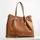 L.Credi Ebony Shopper cognac