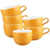 SELTMANN WEIDEN Cappuccinotasse 0,38 l Mango Orange 6 St.