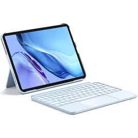 Inateck Hülle mit Tastatur, Ultraleichte Tastatur für iPad 10 Generation, iPad Air 6 11 Zoll 2024, iPad Air 5/4 10.9 Zoll, iPad Pro 11 4/3/2/1 Gen, Abnehmbar, mit Touchpad, QWERTZ, KB04122