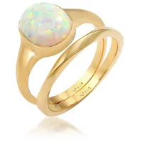 Elli Ring 925 Sterling Silber Twisted in Gold |