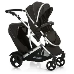 hauck Geschwisterwagen Duett 2 Black/Forest