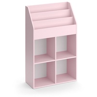 Vicco Kinderregal Luigi 72 x 114.2 cm Rosa, Kinderzimmerregal, offene Fächer, groß