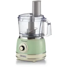 Ariete Vintage Green Multifunktions-Küchenmaschine hellgrün/creme, 1000 W, Grün