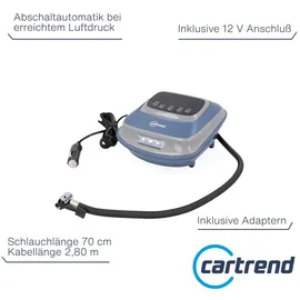 CARTREND Reifenfüller 12V 10 Bar 22 l/min
