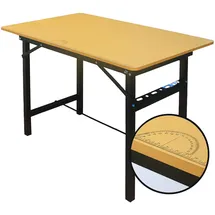 Trutzholm Arbeitstisch Holz/Metall 100 x 60 x 75 cm schwarz klappbar 150 kg