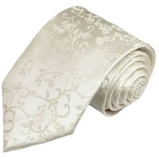Paul Malone Krawatte Herren Hochzeitskrawatte floral 100% Seide Bräutigam Hochzeit Schlips Breit (8cm), ivory 930 beige breit | 8 cm x 150 cm