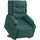 vidaXL Relaxsessel mit Aufstehhilfe Stoff 94,5 x 100 x 0 cm Dunkelgrün mit Rollen