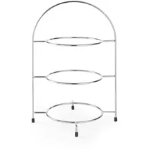 HENDI Teller-Etagere geeignet für Teller bis max. Ø 275 mm 290x290x(H)440 mm Metall
