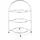 HENDI Teller-Etagere geeignet für Teller bis max. Ø 275 mm 290x290x(H)440 mm Metall