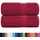vidaXL Bordeaux Handtuchset 2-tlg. rot