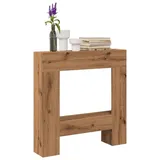 vidaXL Kaminumrandung 81 x 18 x 82 cm Artisan-Eiche