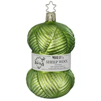 Buttinette Inge-glas Feine Wolle apfelgrün, 11 cm