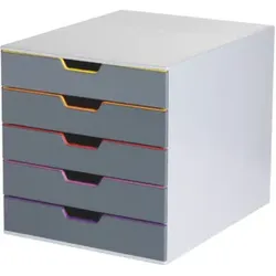 Durable Schubladenbox VARICOLOR, Anzahl Fächer: 5