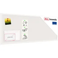 ALLboards Pinnwand 100 x 40 cm Weiß