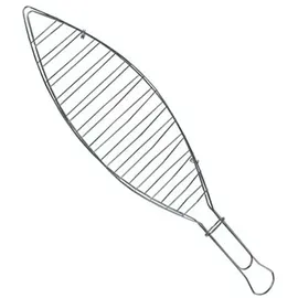 Master Grill Fischhalter 41,5 x 10 cm Stahl verchromt/silber
