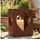 levandeo Laterne Herz H28cm Rost Braun