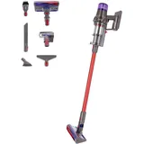 Dyson V11 Fluffy 2-in-1-Stabstaubsauger, Nickel/Rot