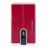 Piquadro Blue Square Kartenetui Herren Geldbörse rot