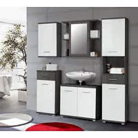 Forte Hochschrank »Champ«, Hochschrank, Stauraum, 2 Türen, Schubkasten grau