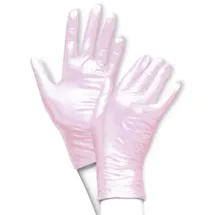 UNIGLOVES® Nitril-Handschuhe FANCY® Rosa Einweghandschuhe - puderfrei, latexfrei (100-St) rosa XS