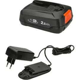 Gardena Starterset P4A 18V/45 Li-Ion 2,5 Ah + AL 1810 CV 14910