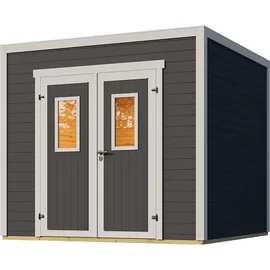 Nordic Holz Felix 2 2,50 x 2,58 m Grau