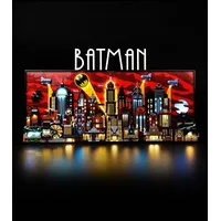 Kyglaring Led Licht Kompatibel mit Lego DC Batman 76271 Bausteine, LED Beleuchtungszubehör für das Lego Die Zeichentrickserie Gotham City Bauen und Ausstellen Modellset 76271 (Kein Modell)